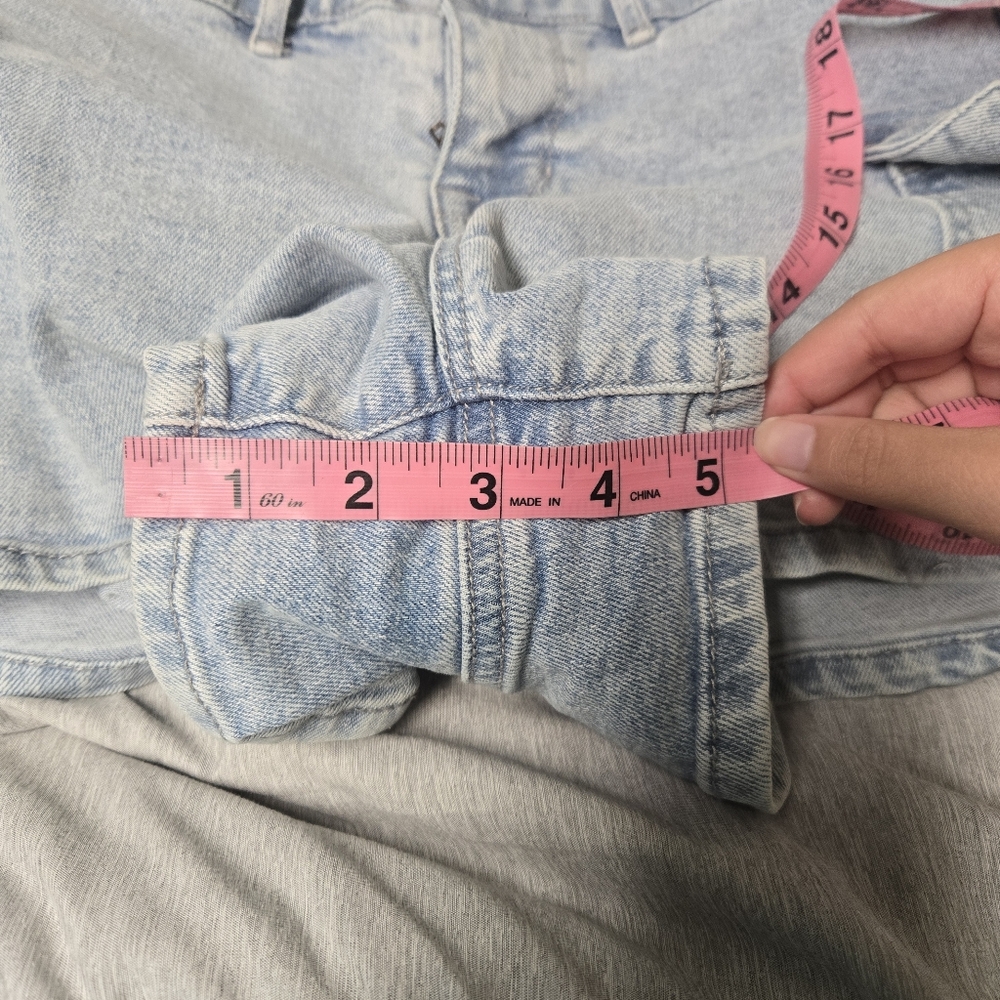 PacSun Light Blue Low Rise Cargo Short - Picture 5 of 6